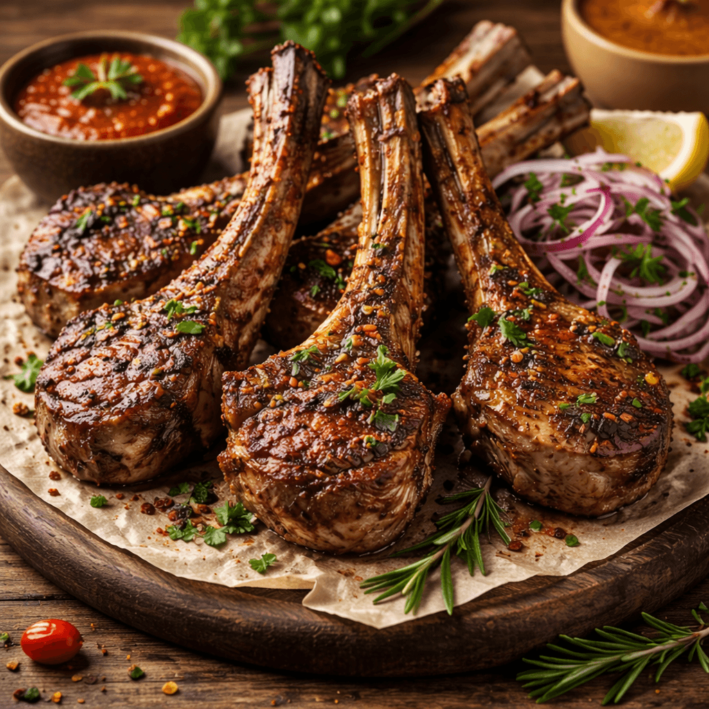 Costeletas de Borrego Grelhadas (5 Unidades)