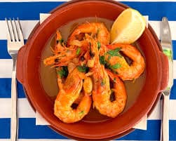 Camarão Frito com Alho