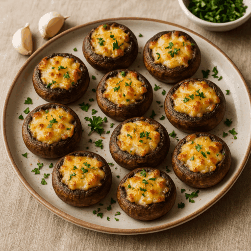 Cogumelos com Queijo (Soko Ketze)